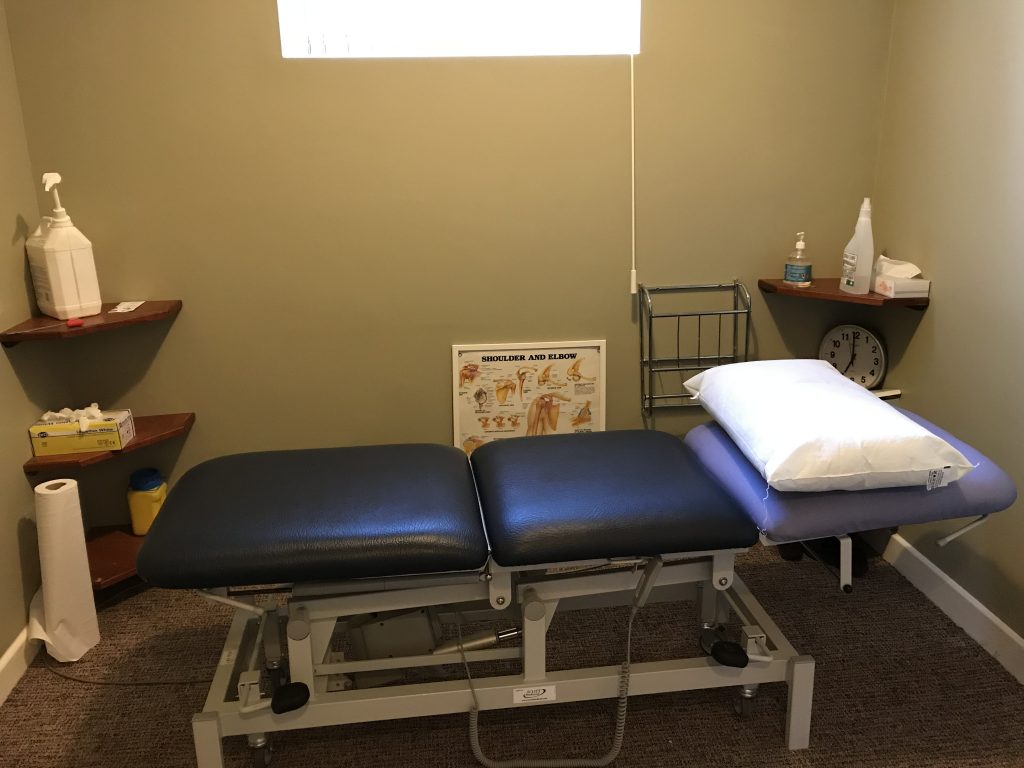 Treatment room in Ronan Carolan physiotherapy
